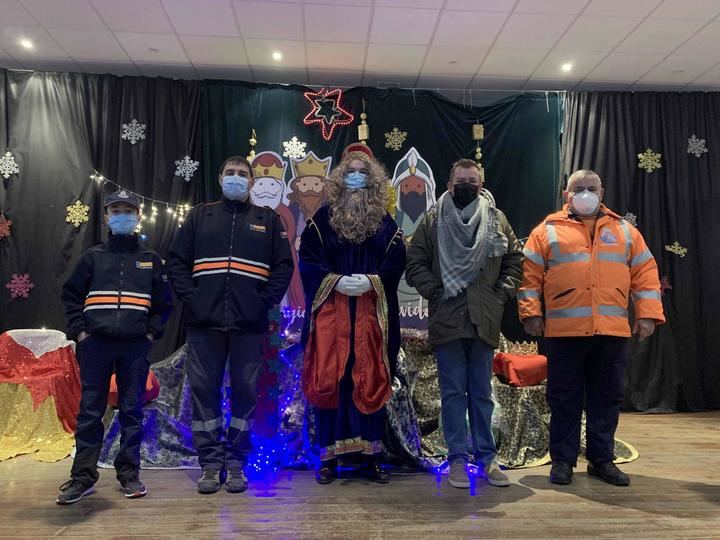 El Cartero Real estuvo anoche en Albalate de Zorita