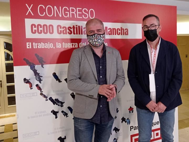 En la apertura del X Congreso de CCOO CLM, Unai Sordo muestra su perplejidad ante las dudas en el Gobierno sobre la oportunidad de subir el SMI