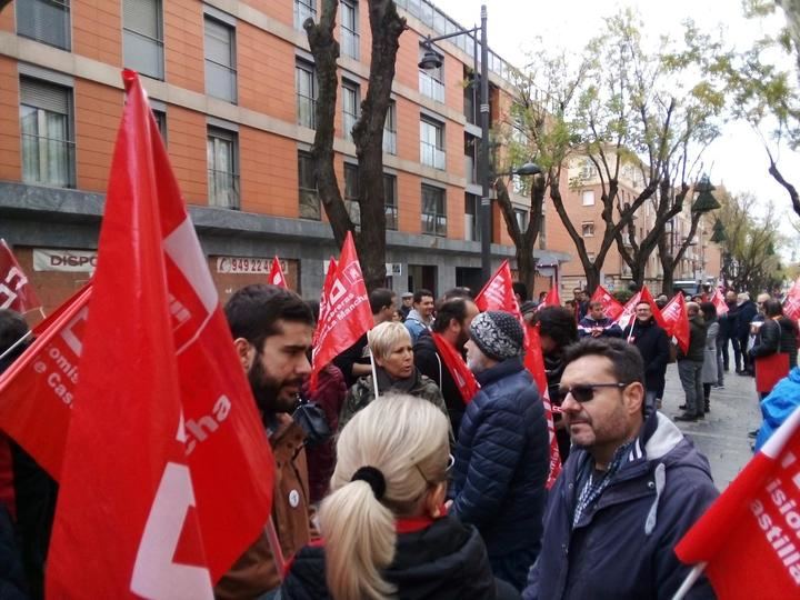 CCOO y UGT se movilizan en Guadalajara contra los despidos 'por estar enfermo'