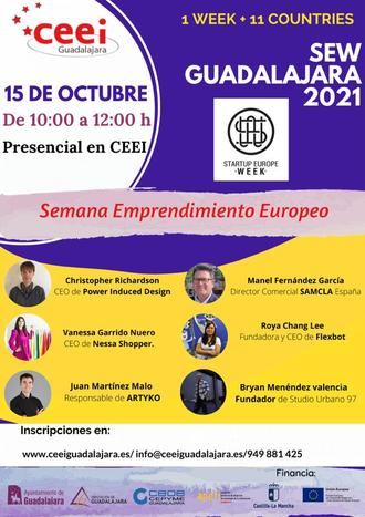 El CEEI de Guadalajara acoger&#225; de nuevo la Startup Europea Week el pr&#243;ximo 15 de octubre 
