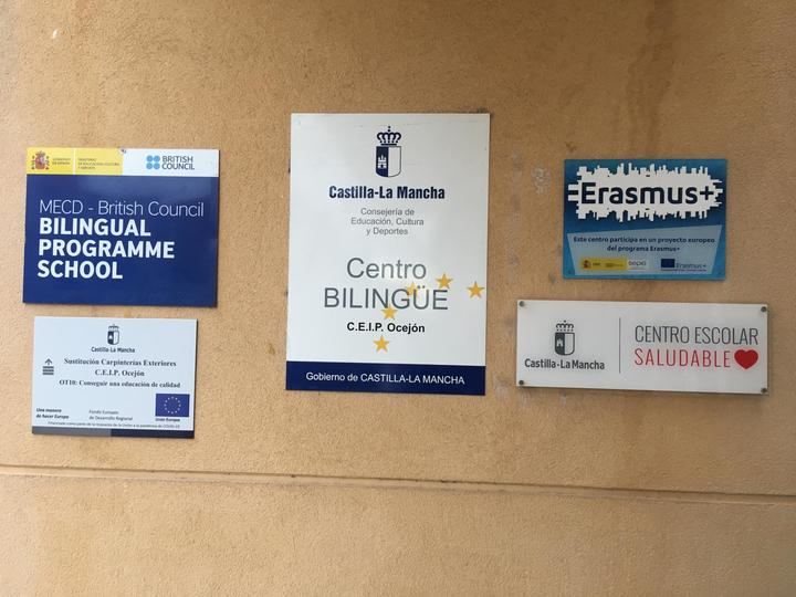 El CEIP Ocejón, premiado por su compromiso con el Programa Erasmus+ 2021
