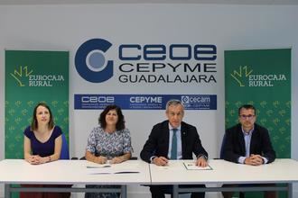 Eurocaja Rural y CEOE-CEPYME Guadalajara, unidos de nuevo en favor del impulso económico de la provincia de Guadalajara