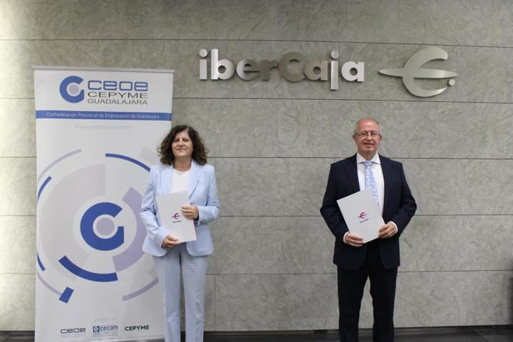 CEOE-CEPYME Guadalajara e IberCaja continúan su colaboración...un año más
