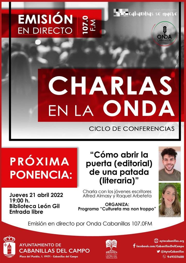 Nueva cita con las «Charlas en la Onda» en Cabanillas