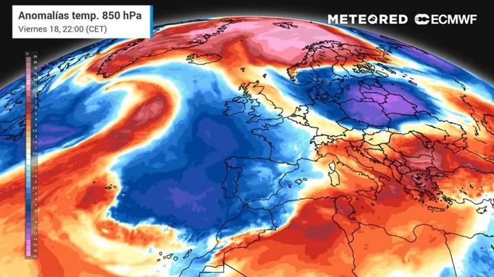 Ocho comunidades autónomas en España bajo alerta por nieve, lluvia y fenómenos costeros