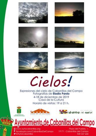 Los cielos de Eladio Pardo, del 4 al 18 de diciembre en la Casa de la Cultura de Cabanillas