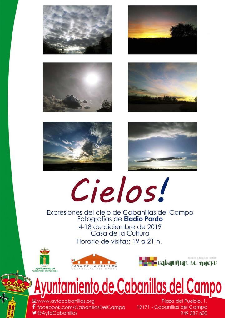 Los cielos de Eladio Pardo, del 4 al 18 de diciembre en la Casa de la Cultura de Cabanillas