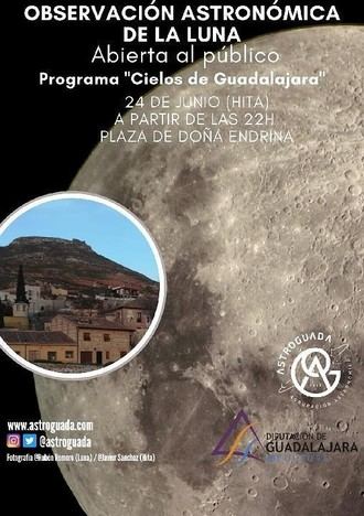 Hita acoge este sábado una observación astronómica pública, la primera actividad del programa Cielos de Guadalajara