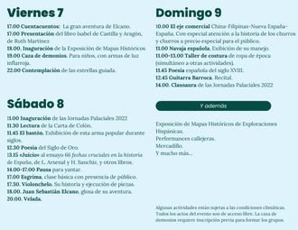 7, 8 y 9 de octubre, II Jornadas Palaciales de Cogolludo