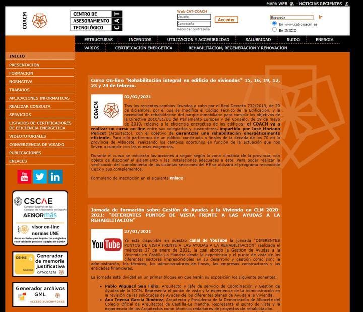 El Centro de Asesoramiento Tecnológico (CAT-COACM), una herramienta al servicio de los colegiados