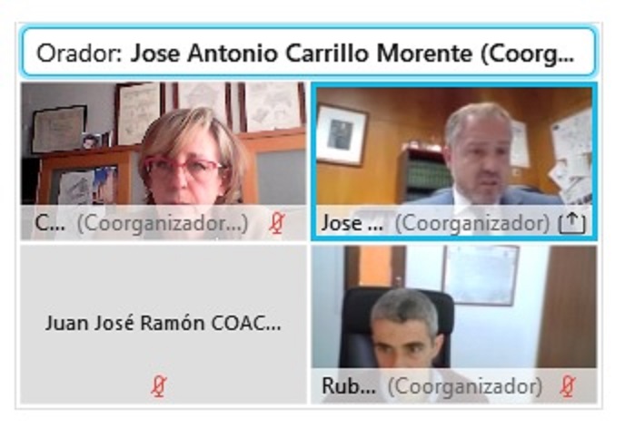 Éxito de participación y contenido de la jornada online sobre la Ley SUMA convocada por el COACM