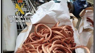 Un investigado por robo de cable de cobre en Horche y Yebes