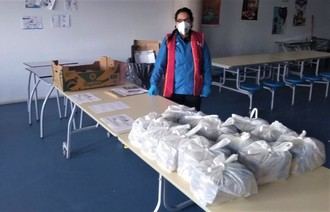 El comedor del colegio público Jocelyn Bell atiende las necesidades de trece alumnos de Yebes y Valdeluz