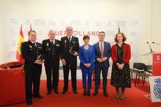 Francisco Tierraseca preside el acto de posesión del nuevo comisario Jefe de la Policía Nacional en Puertollano