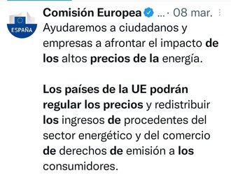 Vox califica de "acto de propaganda" el acuerdo de Sánchez: "La excepción ibérica YA la había anunciado la UE...¡Qué bajen los impuestos!"