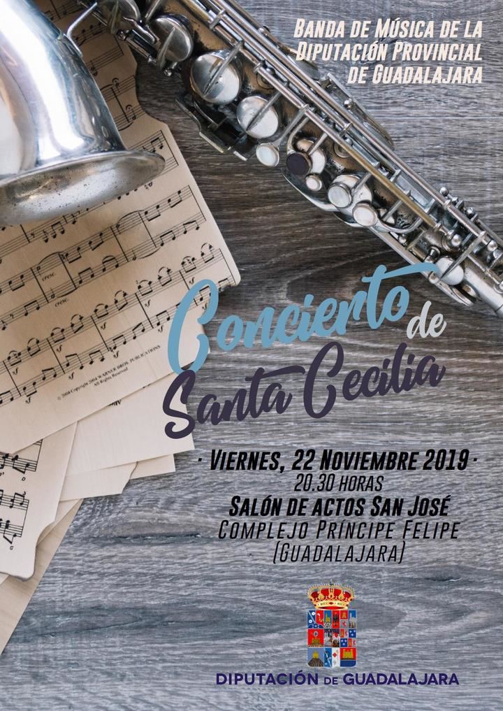 La Banda de Música de la Diputación de Guadalajara ofrecerá el Concierto de Santa Cecilia el próximo viernes en el San José