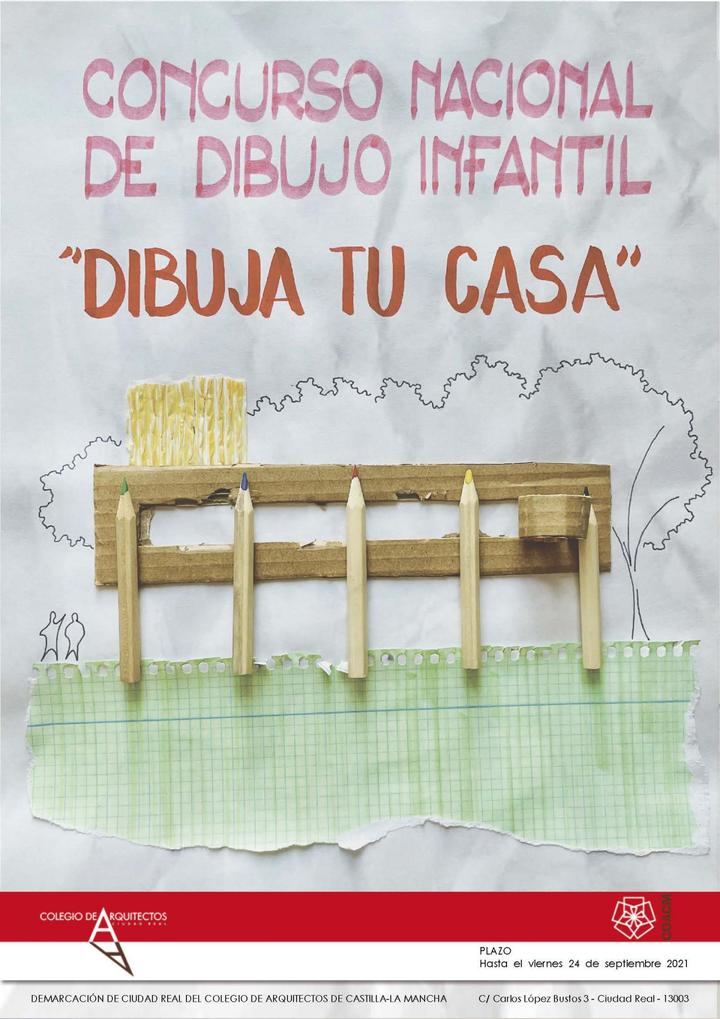 La demarcación de Ciudad Real del COACM lanza el concurso de Pintura Infantil 'Dibuja tu casa'