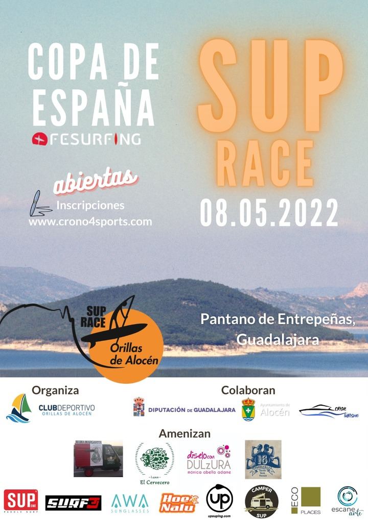 Este sábado comienza en Alocén la I Copa de España de SUP-RACE