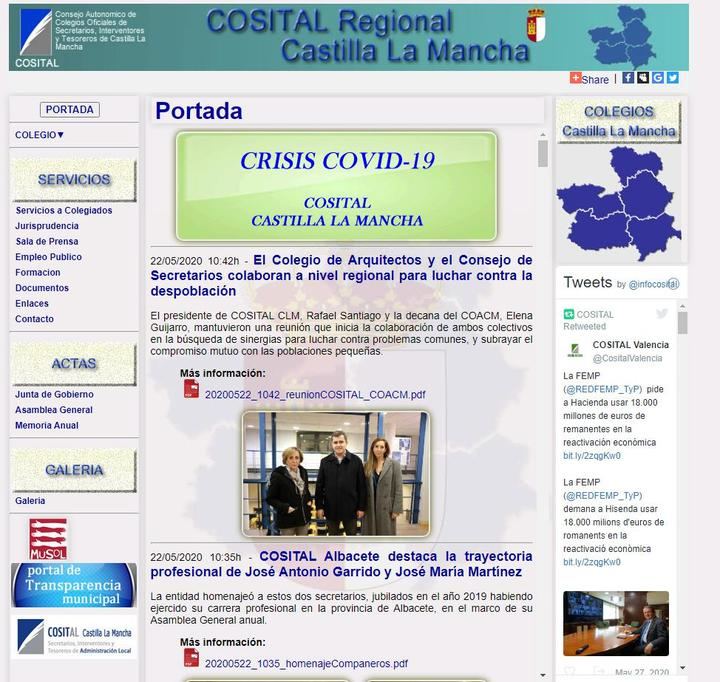 COSITAL Network informa a los ciudadanos sobre la actualidad normativa de la crisis del COVID19