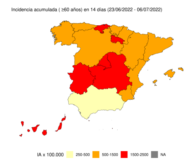 Sanidad notifica 83.613 nuevos casos de Covid, 12.080 hospitalizados por coronavirus y 471 muertes