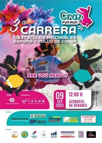 La Crazy Fun Run vuelve a Azuqueca el 9 de septiembre