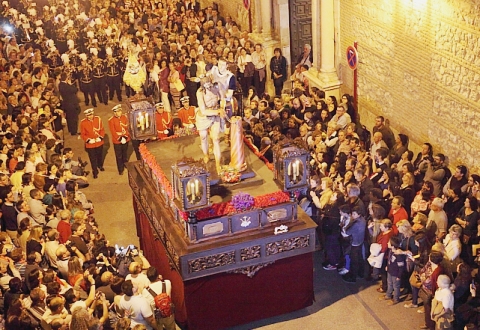 Cristo de la Salud en el Miércoles Santo. Foto : EDUARDO BONILLA (Archivo)