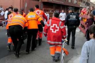 Dos mujeres sufren un pinchazo, un infarto y cuatro heridos en el Toro de Fuego en las últimas 24 horas en las Ferias de Guadalajara