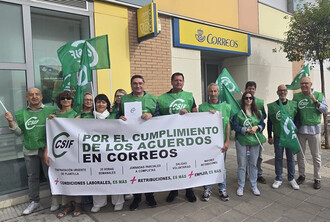 Nueva movilización en Guadalajara de CSIF en Correos por la falta de personal, la precariedad y el incumplimiento del Acuerdo Marco