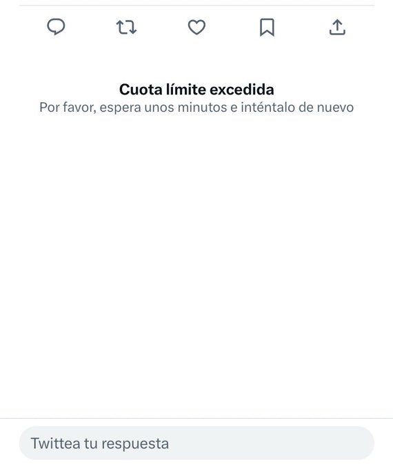 ¿CUOTA LÍMITE EXCEDIDA EN TWITTER? Usuarios de twitter reportan problemas