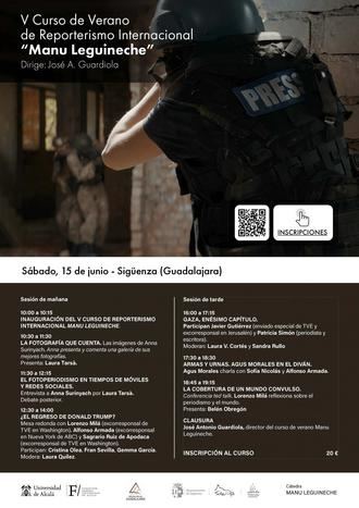 15J: V Edición del Curso de Verano de Reporterismo Internacional Manu Leguineche