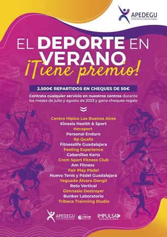 Presentan en Guadalajara la campa&#241;a &#8220;El deporte en verano tiene premio&#8221;