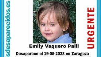 Una niña de dos años desaparece en Zaragoza