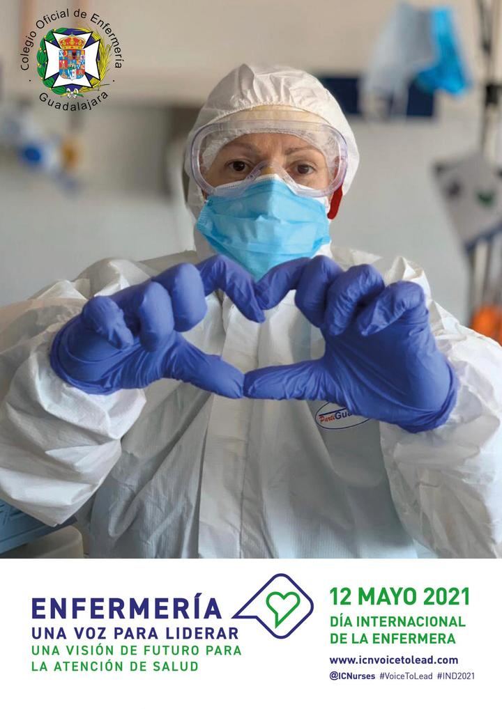 El Colegio de Enfermería de Guadalajara rendirá homenaje a los profesionales sanitarios fallecidos por el COVID-19 en el Día Internacional de la Enfermería
