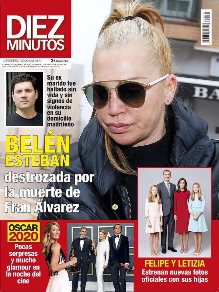 DIEZ MINUTOS Belén Esteban, destrozada tras la repentina muerte de su ex, Fran Álvarez