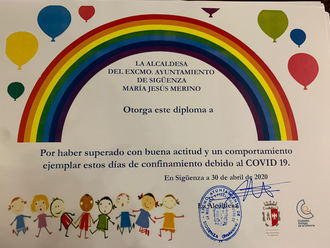 Sigüenza reconoce el comportamiento ejemplar de sus niños y niñas durante el confinamiento por el coronavirus