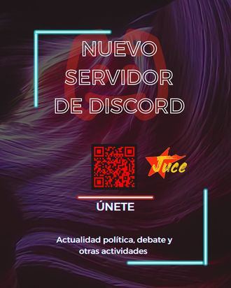 Juventudes de Unificación Comunista de España anuncia apertura de servidor en Discord