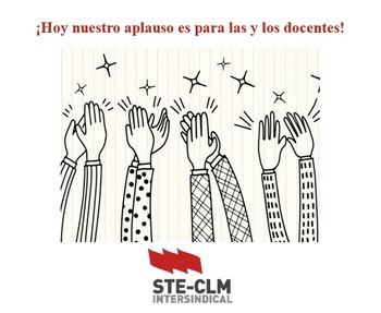 DÍA DE LA ENSEÑANZA EN CLM: Un aplauso al profesorado en esta pandemia