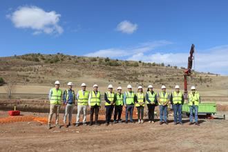 Las obras de la EDAR de Sigüenza avanzan a buen ritmo
