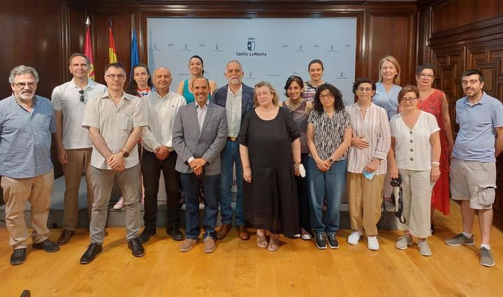 Recepción a docentes del instituto Profesor Domínguez Ortiz y sus socios en el proyecto Erasmus 