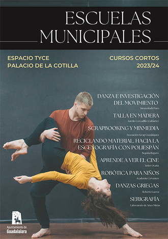 Abierto el plazo de preinscripción para los cursos de corta duración de las Escuelas Municipales de Guadalajara