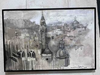 La obra de la pintora brasileña Cristina Pollesel, este mes de agosto en Almonacid