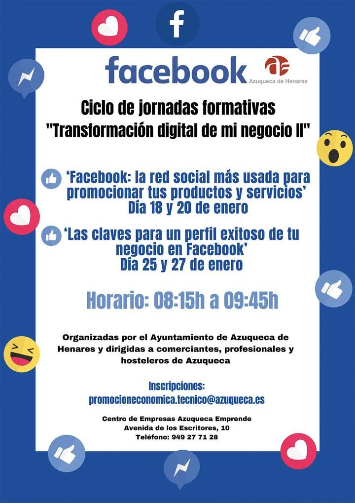 El día 18 comienza en Azuqueca el II Ciclo de jornadas sobre el comercio a través de redes sociales