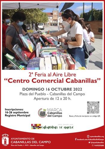 El Ayuntamiento organiza de nuevo la feria «Centro Comercial Cabanillas», el 16 de octubre en la Plaza del Pueblo
