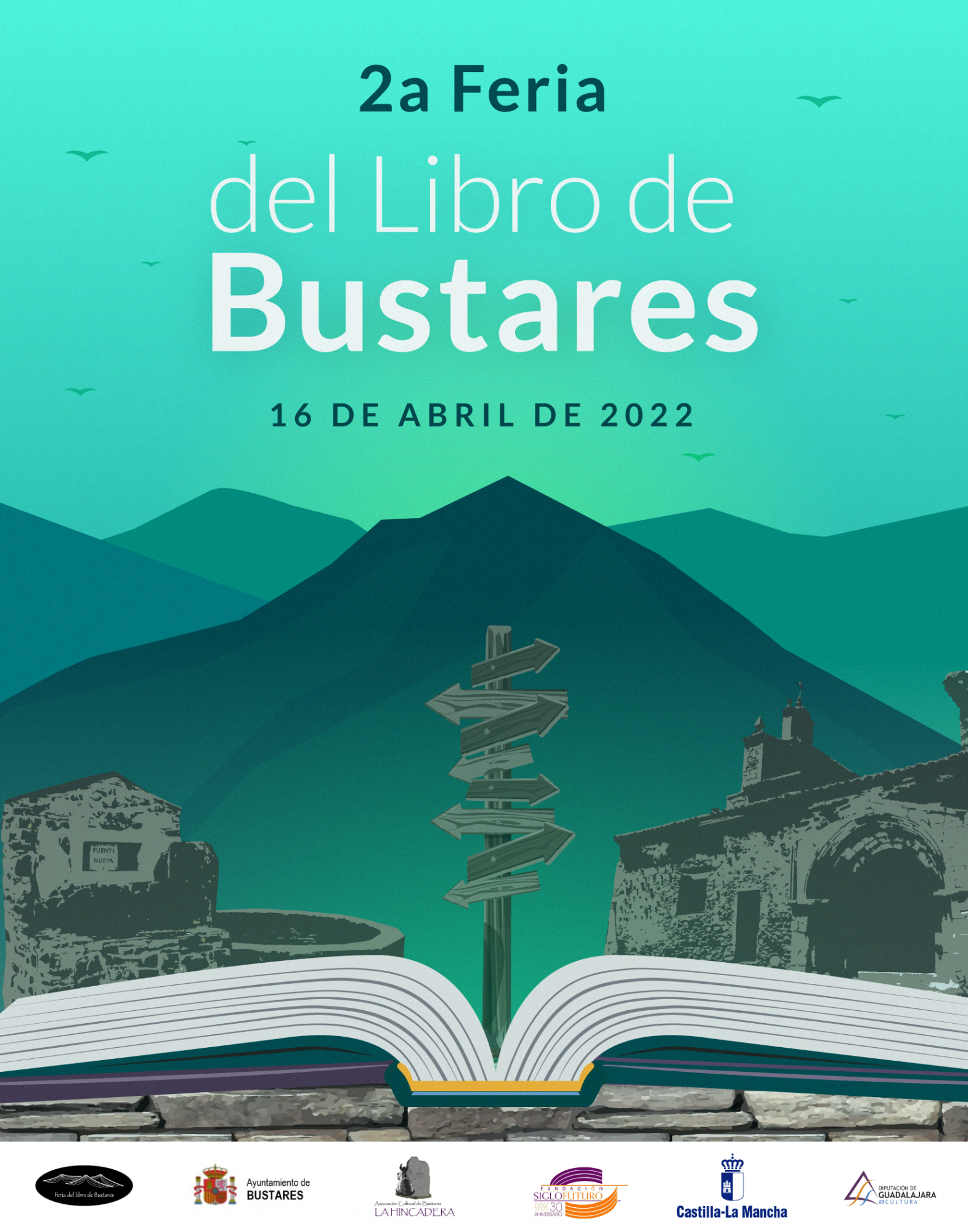 La Feria del Libro de Bustares presenta su cartel anunciador para el 2022