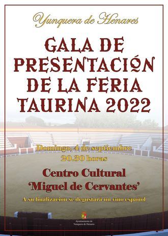 Yunquera de Henares presentar&#225; con una gala su Feria Taurina de las fiestas de la Virgen de La Granja