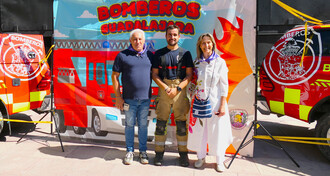 La Fiesta de los bomberos toma la Concordia con rescates, mangueras y una sorpresa para celebrar su regreso a las Ferias