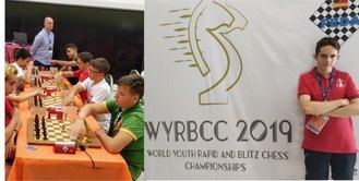 David Crespo Díaz, 14 años, joven promesa del ajedrez alcarreño, perteneciente al Club Ajedrez UNED Guadalajara, participa en el Campeonato del Mundo de Rápidas