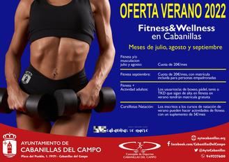 Disponible el cuadrante de horarios del Programa Municipal de Fitness en el mes de julio en Cabanillas