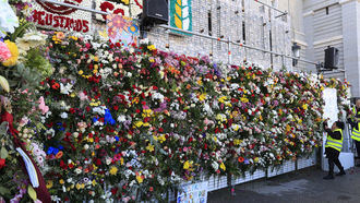 Ofrenda floral y alfombra de 5.300 flores para la Virgen de la Almudena