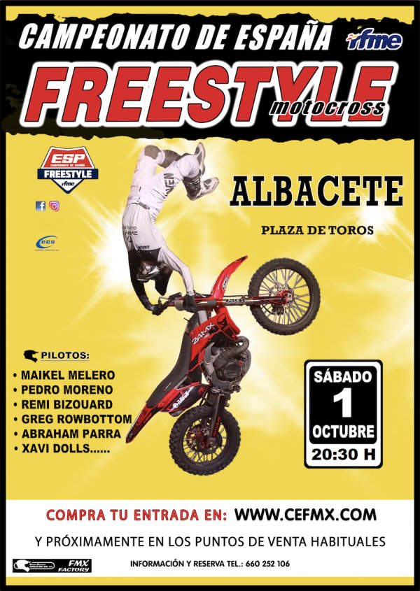 El Campeonato de España de Freestyle será el acto más multitudinario y espectacular de la Feria Deportiva de Albacete